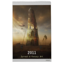 houk, art calendars, calendar, 2011 calendars, 2011, surreal, fantasy, fairytales, cool, chic, eerie, gothic, best, mysterious, excellent, wonderful, artworks, digital, design, landscape, country, home, fish, castle, towers, dreams, dreamland, unique, magic, wonderland, gift, new, special, baloon, countryside, cottage, windmill, fun, spirit, spiritual, Calendar with custom graphic design