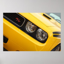 2011 Dodge Challenger R/T Yellow Poster