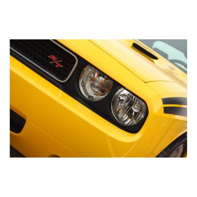 2011 Dodge Challenger R/T Yellow Poster by musclecarphoto