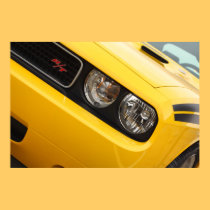 2011 Dodge Challenger R/T Yellow posters