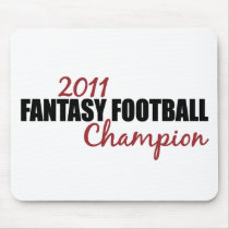 2011 Fantasy Football Champion mousepads