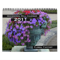 2011 Floral Fantasy Wall Calendar