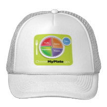 2011 Food Pyramid Choose My Plate hat