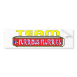 2011 Frost Furrious Flurries TEAM Bumper Sticker
