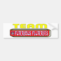 2011 Frost Furrious Flurries TEAM Bumper Sticker