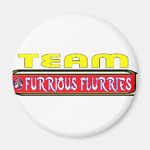 2011 Frost Furrious Flurries TEAM Refrigerator Magnets