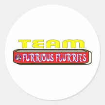 2011 Frost Furrious Flurries TEAM Round Stickers