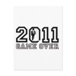 2011 Game over Postcards