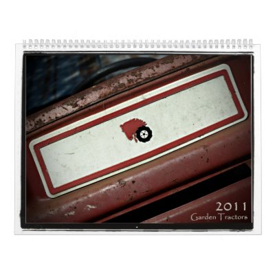 2011 Garden Tractors Wall Calendars by steinkus