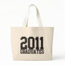2011 graduates in funky block font! bag