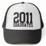2011 graduates in funky block font! hat