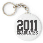 2011 graduates in funky block font! keychains