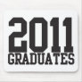 2011 graduates in funky block font! mouse pads