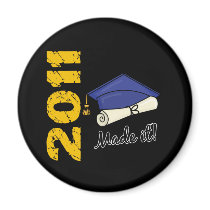 2011 Graduation Cap magnets