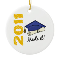 2011 Graduation Cap ornaments