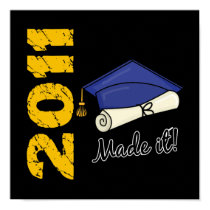 2011 Graduation Cap posters