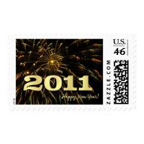 2011 Happy New Year - Holiday Postage Stamps