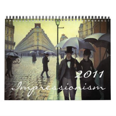 2011 Impressionism Calendar by MasterpieceCafe