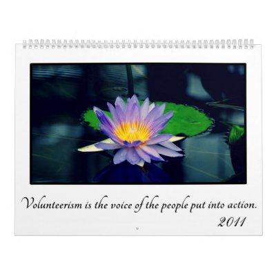 2011 Inspirational Quotes for Volunteers -16 Month Calendar by 