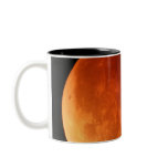 2011 Lunar eclipse frosted glass mug