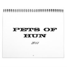 2011 mascotas de Hun Calendarios