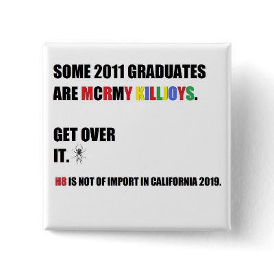 2011 MCRmy Graduates Button by Merthur