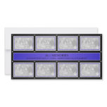 2011 Memories New Year Collage Blue Photo Greeting Card