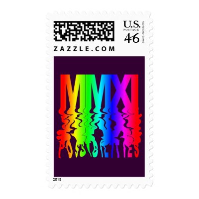 2011 MMXI POSSIBILITIES RAINBOW POSTAGE by BartzPeterson