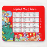 2011 Monster Mousepad Calendar mousepads