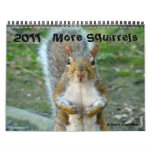 2011 More Squirrels Wall Calendars