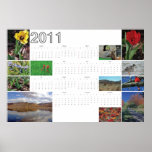 2011 Nature Collage Calendar Poster