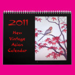 2011 New Vintage Asian Calendar