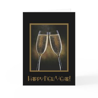 2011 New Year Champagne Card