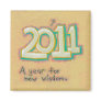 2011 New Year Wisdom insight growth fun owl art Refrigerator Magnet