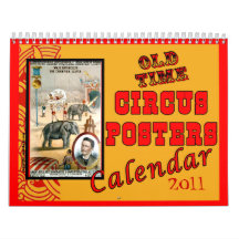 2011 Old Time Circus Posters Calendar