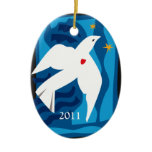 2011 Peace Dove Ornament ornaments