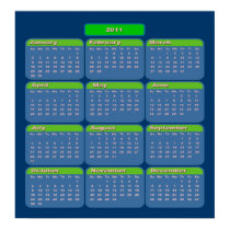 2011 Poster Calendar posters
