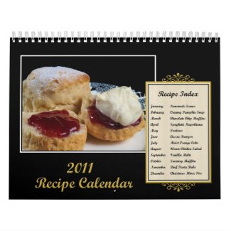 2011 Recipe Calendar calendar