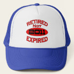 2011 Retirement Year Hats