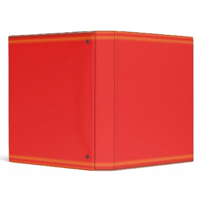 2011 Rich Dark Red Glow Strip 3 Ring Binders by doonagiri