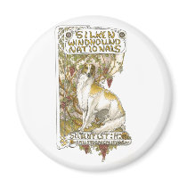2011 Silkenfest logo magnet magnets