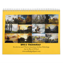 2011 Southwest and Native American Indian Art Wall Calendars