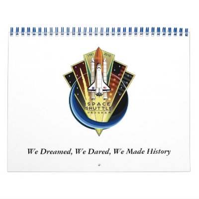 2011 Space Shuttle Tribute calendar by rpbliss