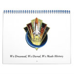 2011 Space Shuttle Tribute calendar