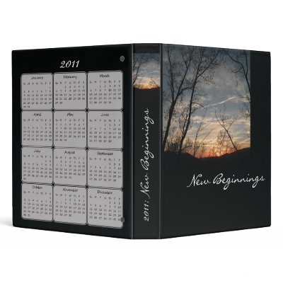 2011 Sunset Silhouette Calendar Binder by StriveDesigns