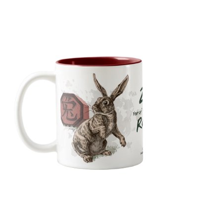2011: The Year of the Rabbit Mug by critterwings