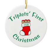 2011 Triplets' First Christmas Ornament