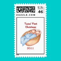 2011 Twins First Christmas Postage stamps