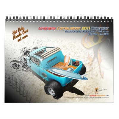 2011 Unstable Combustion Hot Rod Calendar by creatingthelie
