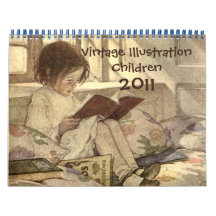 2011 Vintage Illustration Children Calendar